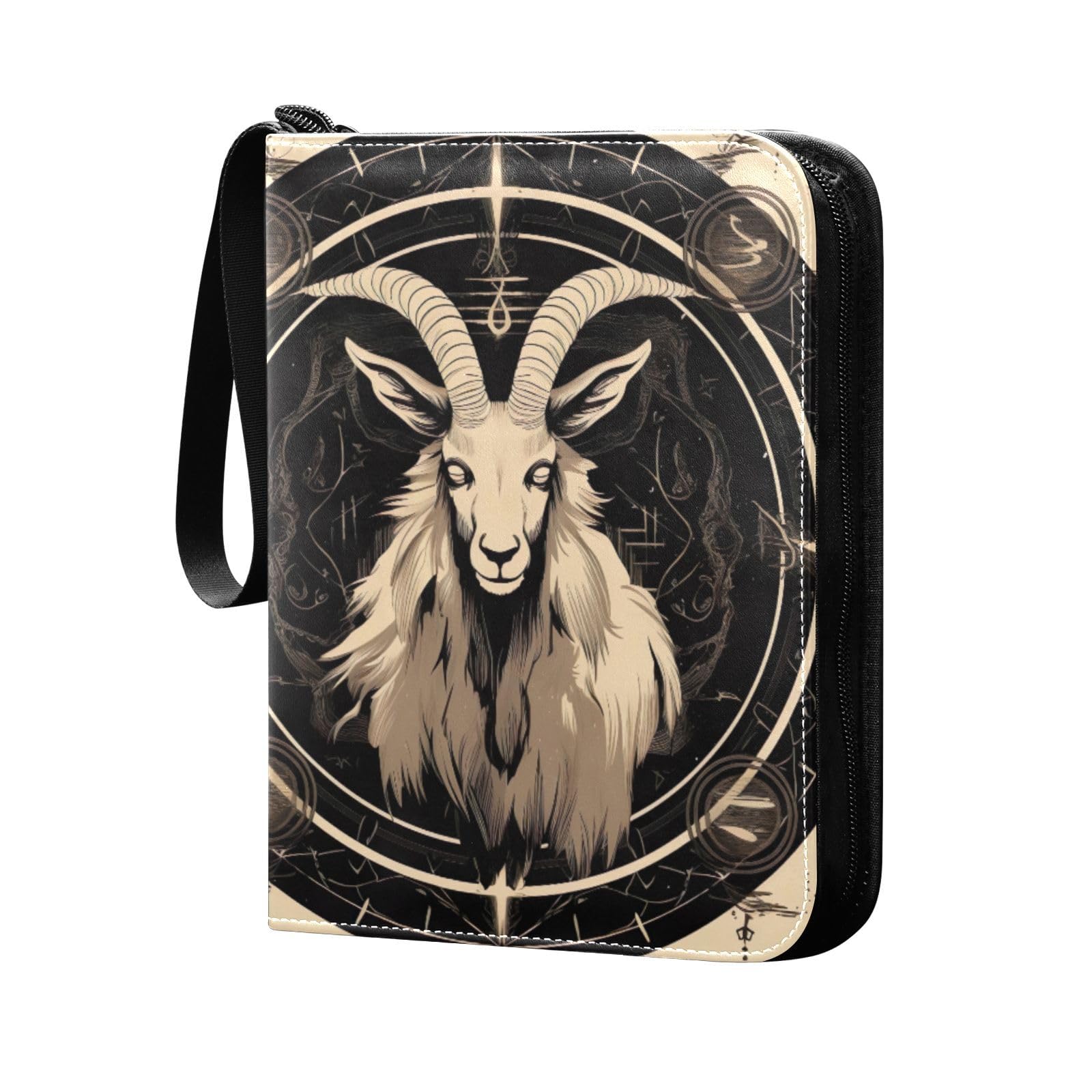 Amazon.com: Kigai Satanic Goat Card Binder - 400 Pockets Card