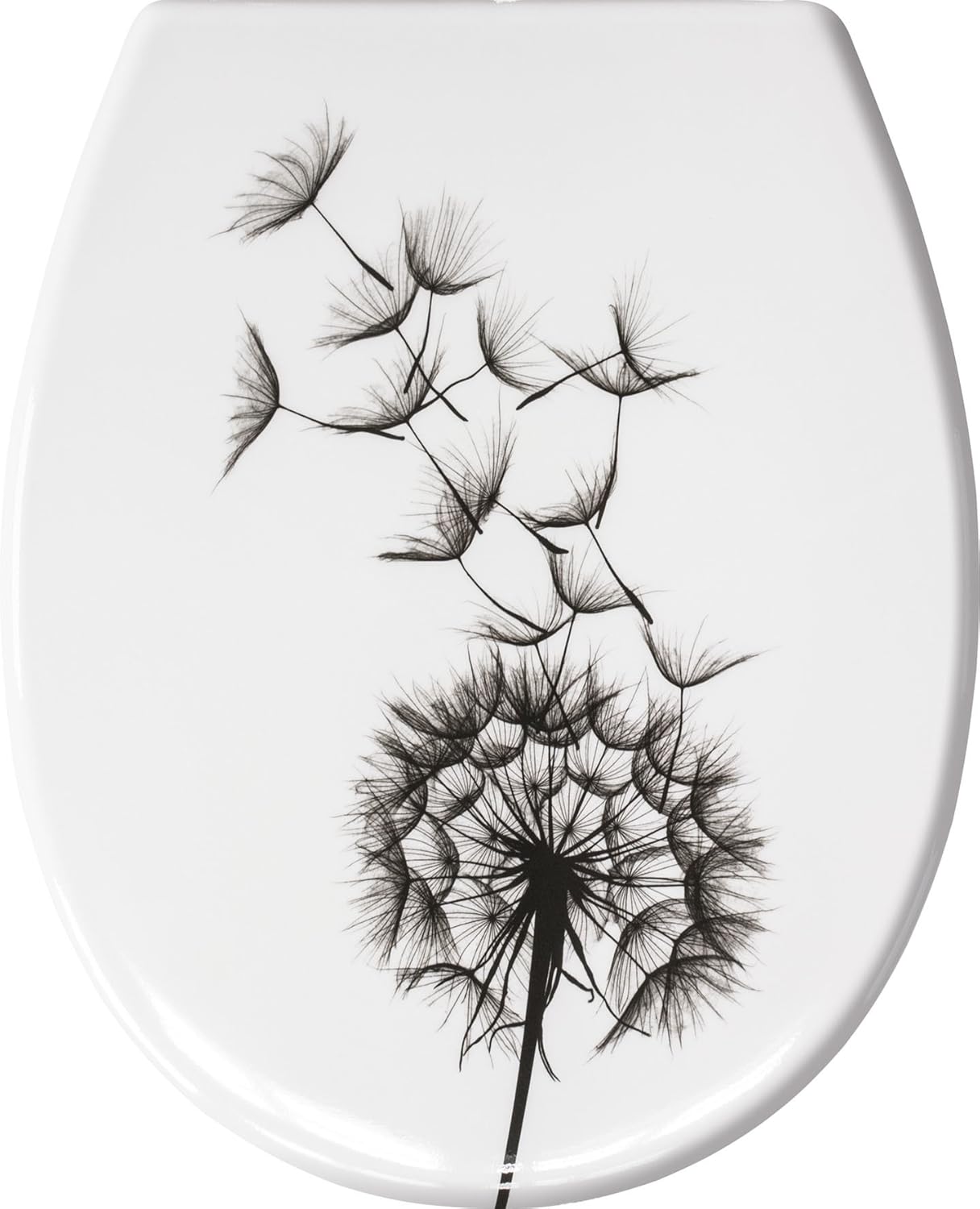 Kleine Wolke Toilet seat Uni 37x45cm in white, Duroplast, 37 x 45 x 1 cm