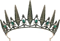 Vista 42 de SWEETV Tiaras y coronas para mujer, tiara de boda de cristal para novia, corona plateada de metal, accesorios de fiesta de disfraces