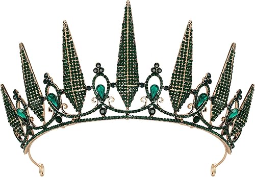 Miniatura 42 de SWEETV Tiaras y coronas para mujer, tiara de boda de cristal para novia, corona plateada de metal, accesorios de fiesta de disfraces