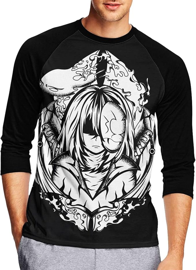 Anime That Time I Got Reincarnated As A Slime T Shirt Mens 3/4 Sleeve Shirts