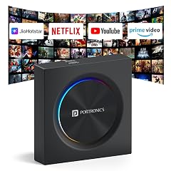 Portronics Tune Prime CarPlay & Android Auto Adapter, Stream YouTube, Netflix, JioHotstar on Car Screen, Converts Wired to Wireless, Qualcomm Octacore Snapdragon, Built-in GPS, 4G SIM Slot, 4GB + 64GB