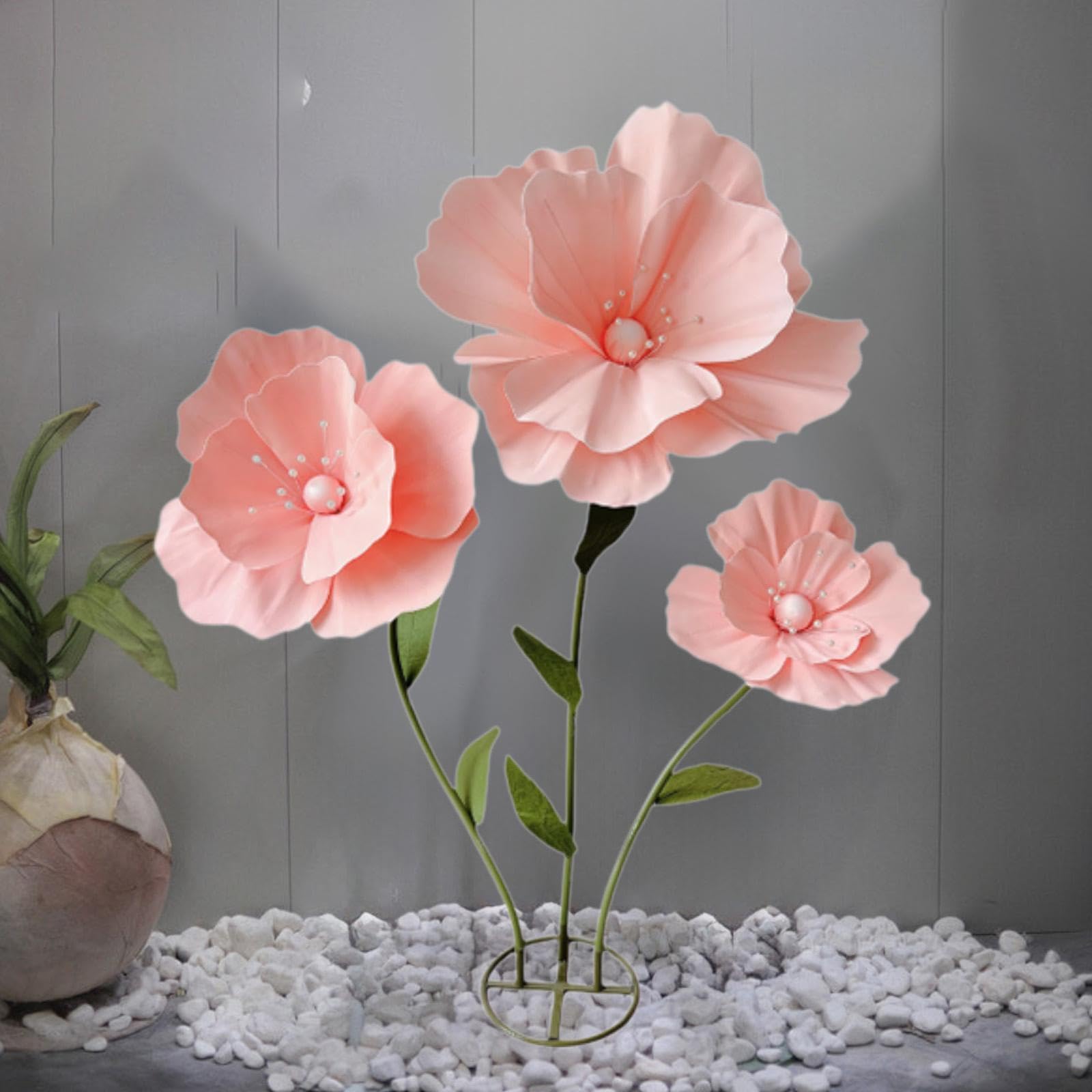 Riesige Blumen für Hochzeiten, Gewaltige Künstliche Blumengirlanden für Geburtstagsfeiern Und Andere Zeremonien, Rosa