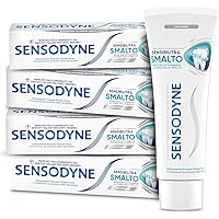 Sensodyne Dentifricio Sensibilità & Smalto Whitening, per Denti Sensibili e Smalto forte