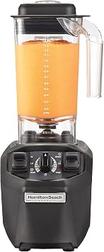 Hamilton Beach Commercial Tango Blender, 48 oz BPA Free Container, Adjustable Timer, 2.4 HP HBH455