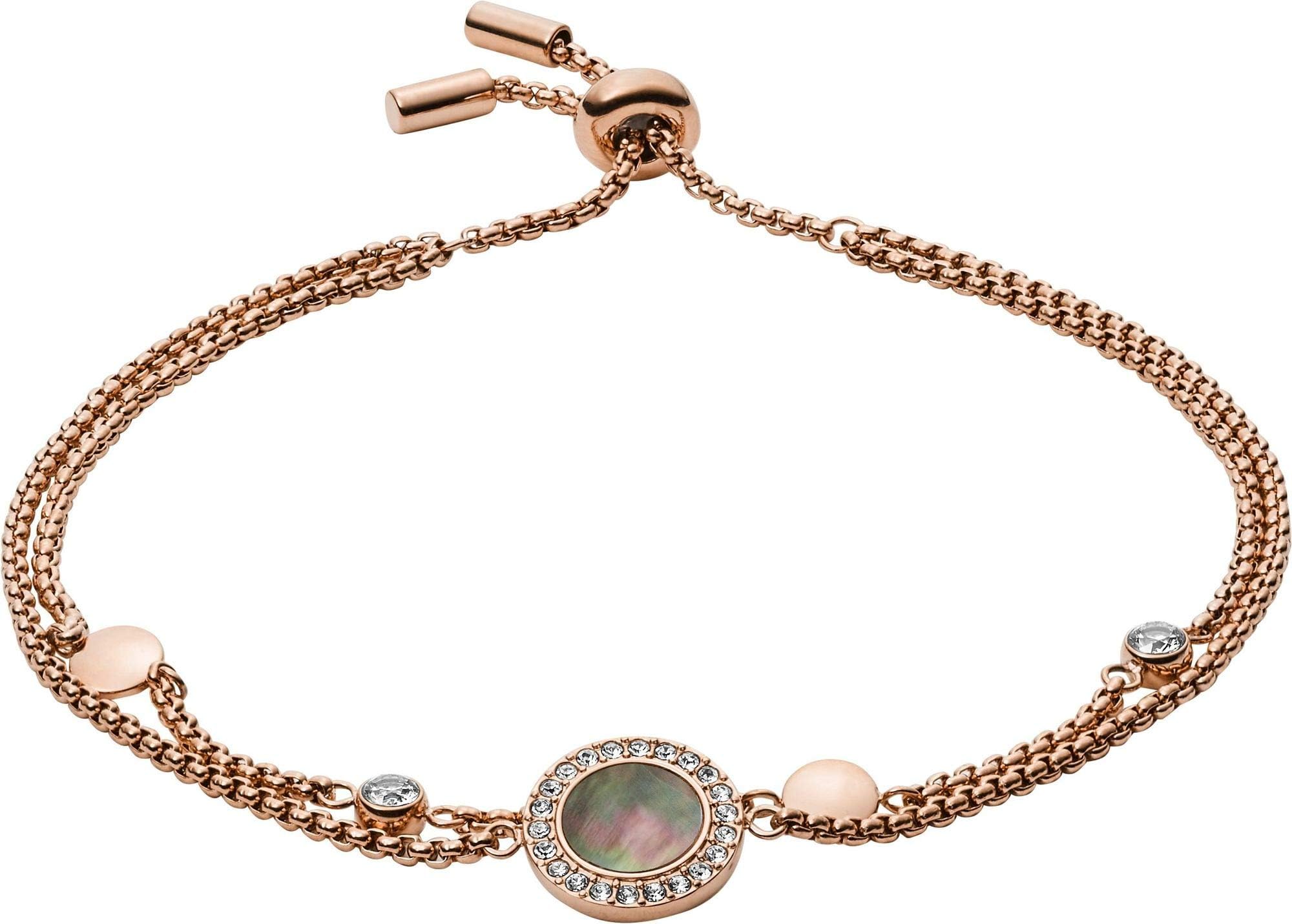 Fossil Women's Val Gray Mother-Of-Pearl Bracelet, JF02951791