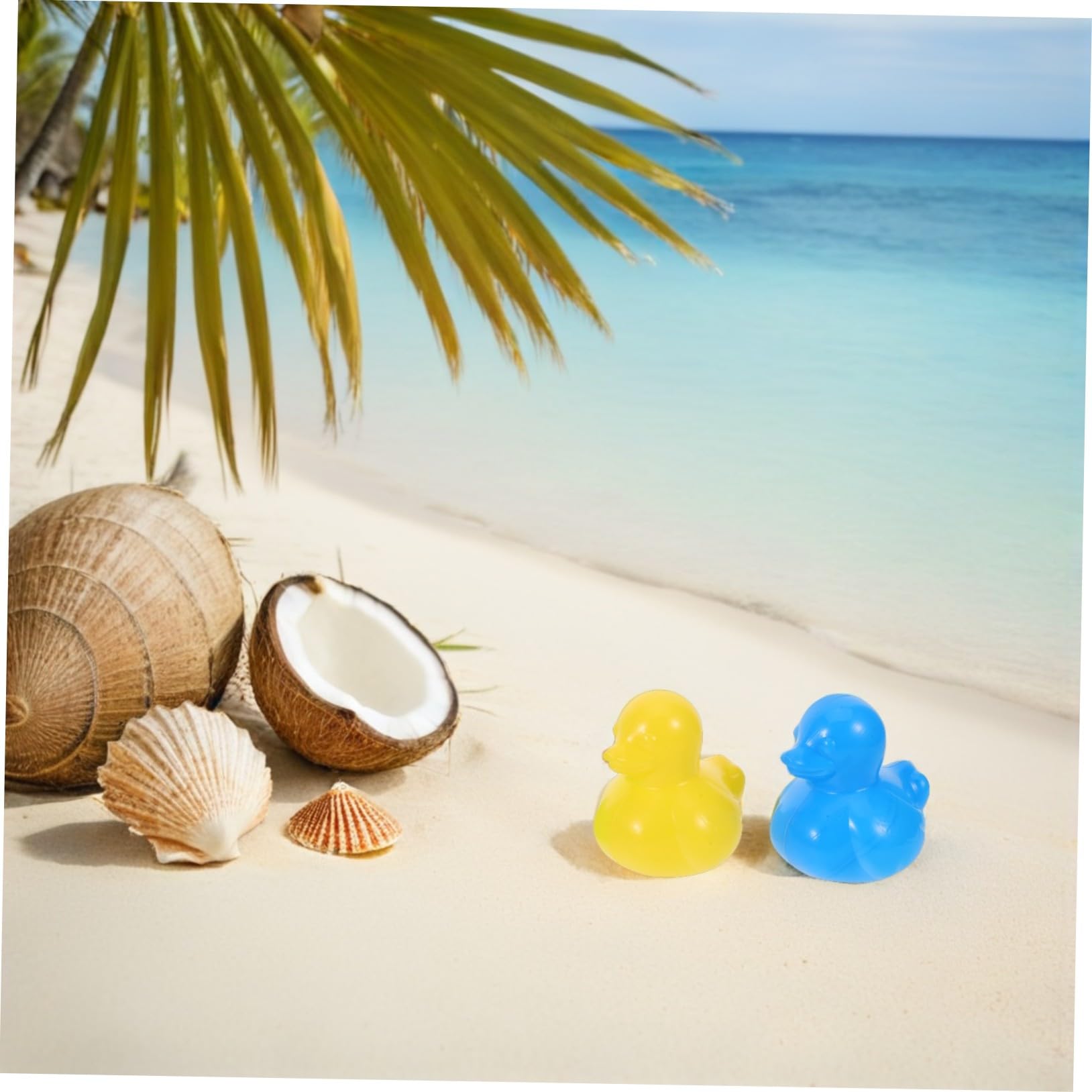 KOMBIUDA Palline Plastica Giocattolo di a Piscina per Forma Anatra Pe 70 e Giochi Sicura Superficie Liscia, 70 Pezzi D'acqua Ragazzo Ragazza Vaschette Indoor