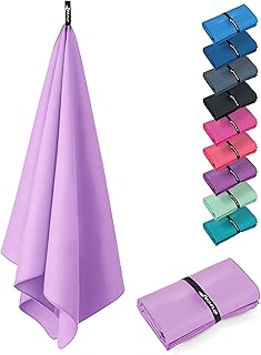 Fit-Flip Swimming towel – quick dry microfibre beach towel - ultra absorbent thin microfiber towels for travel, beach & gym - lightweight swim essentials