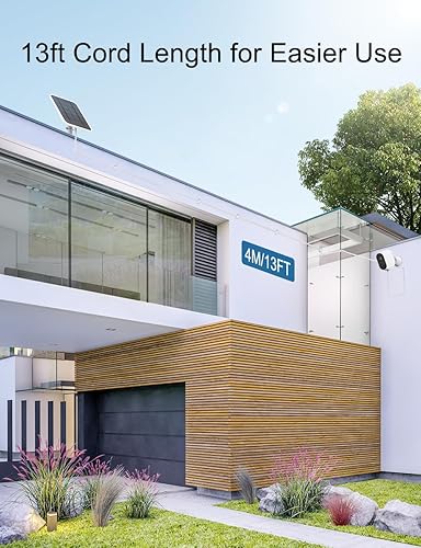 Miniatura 2 de Cargador de panel solar Arlo para Pro 4, Pro 3 Ultra, Pro 2 Ultra, Go 2, cámaras de reflector, carga de paneles solares Arlo, montaje en pared