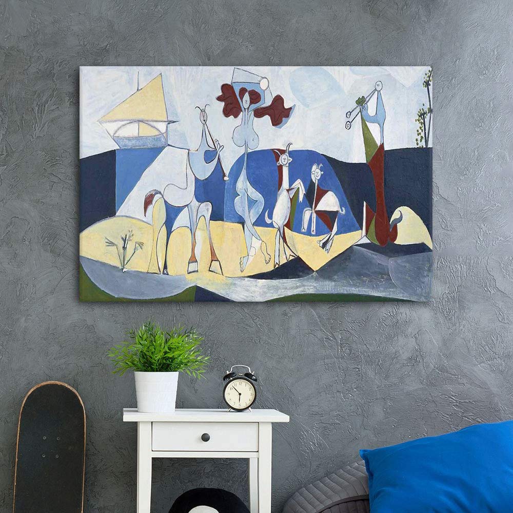 Amazon.com: ZENDA Pablo Picasso Wall Art Picasso La Joie de Vivre