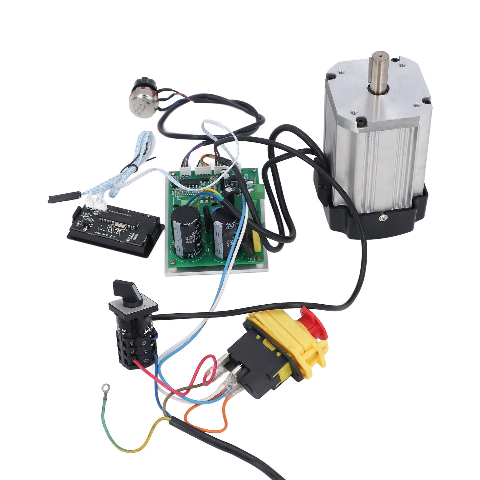 1000W Brushless DC Lathe Motor Kit MX210 WM210 220x750 220x600 8x16 with Stable Low Noise High Speed Torsion Suitable for Factories Workshops (US Plug 110V)