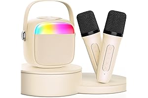 Kids Karaoke Machine with Stage Microphones