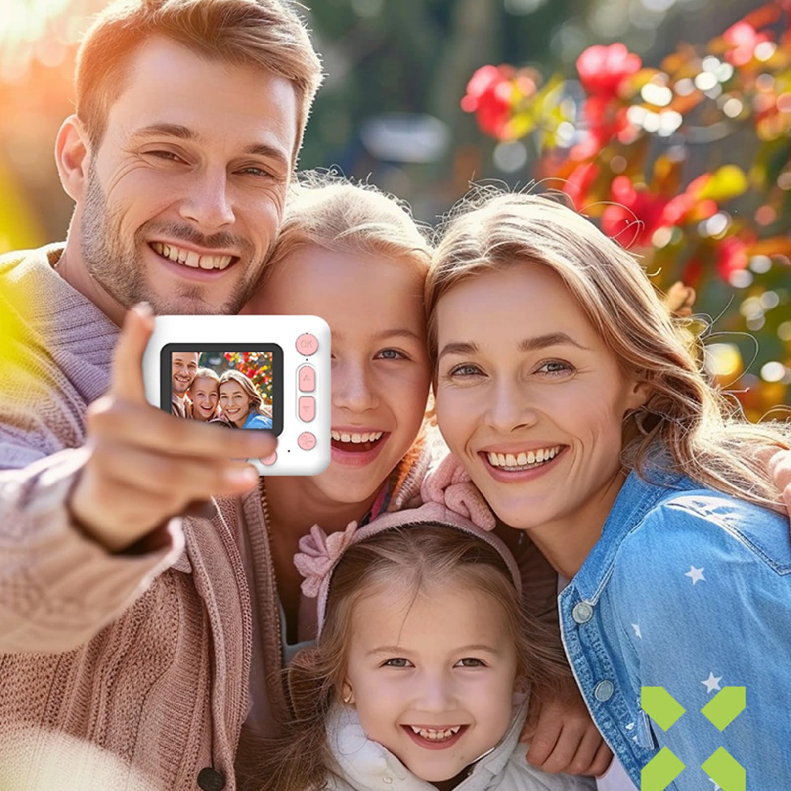 Fotocamera Digitale per Bambini Stampa istantanea Foto Cattura Video 1080P Riproduzioni Musicali e Divertimento Creativo per fotografi Stampante per Fotocamera per Bambini