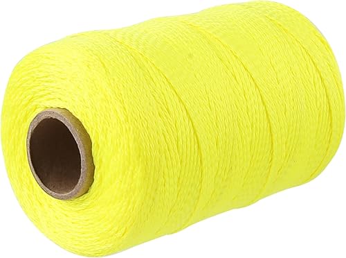 Miniatura 5 de HASWARE Mason Line - Cuerda de nailon trenzado para herramientas de jardinería o mampostería, nivel de línea de cuerda de construcción para jardín y