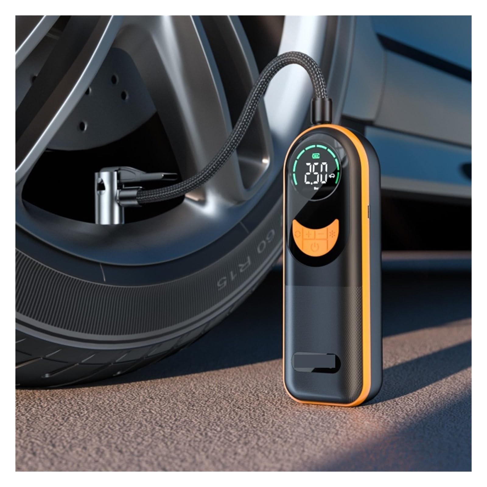 Pompa powietrza Pompka Do Opon Samochodowych Bezprzewodowa Sprężarka Powietrza Do Samochodu Mini Pompka Do Opon USB Do Ładowania Samochodu Motocykla Roweru Piłki na motocykl