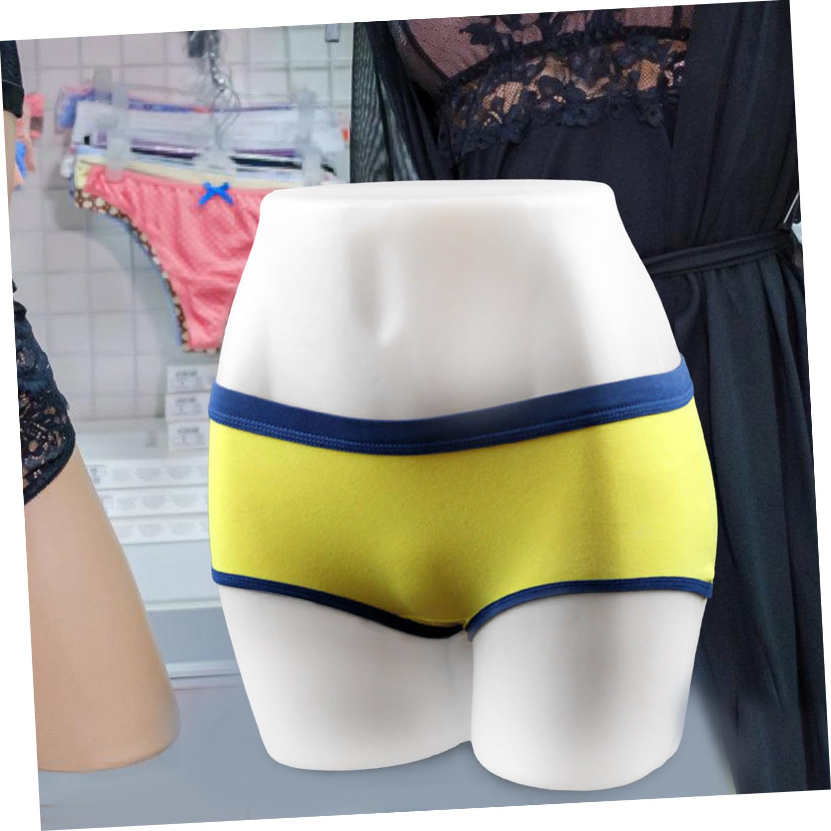 TOPBATHY Mannequin de Hanches Féminines Forme Complète Bas Corps Fesses Modèle Présentoir sous-vêtements Accessoire Vitrine Mannequin Lingerie