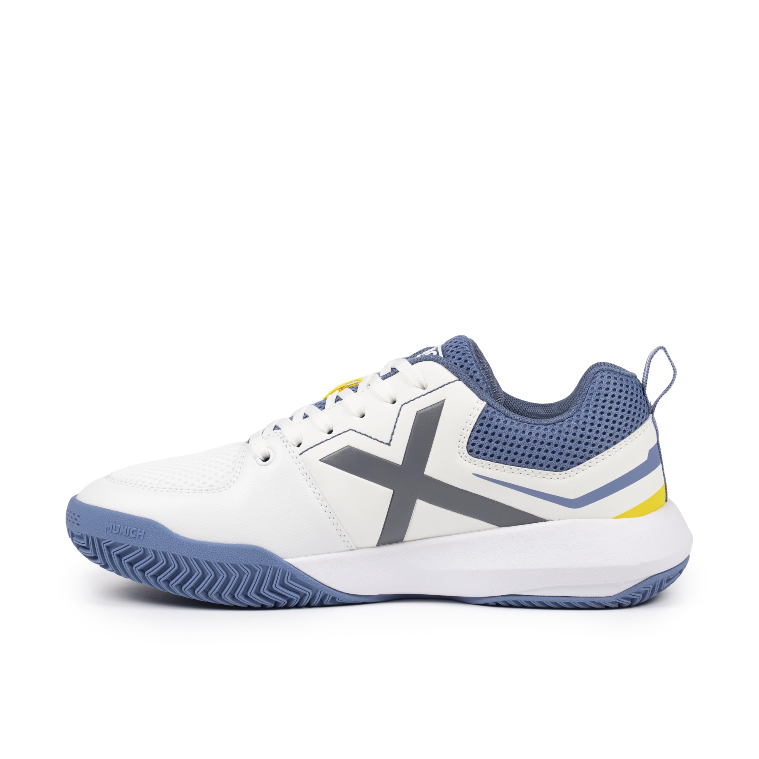 Munich Men's Focus 04 Sneaker, White, 8.5 UK