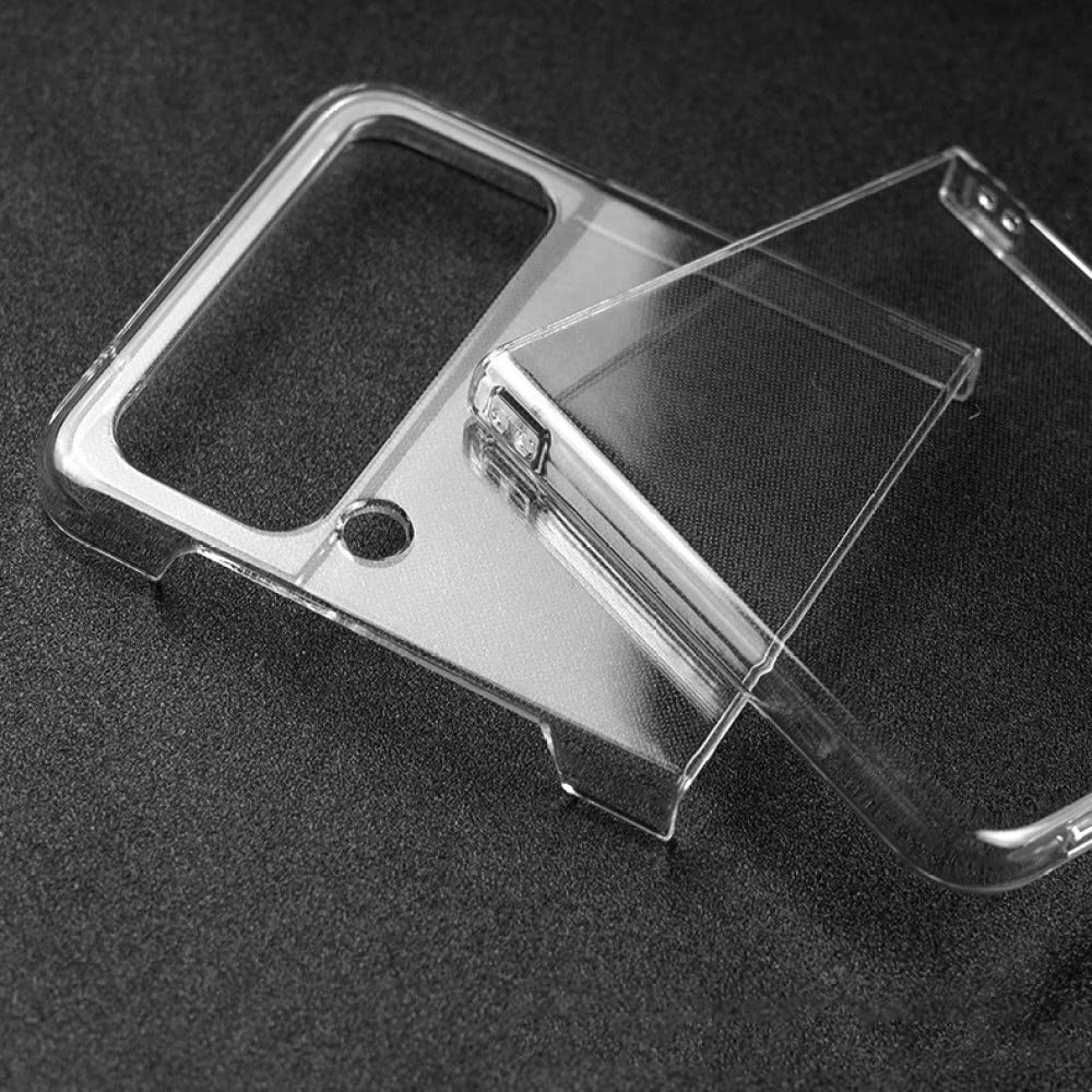 Do Samsung Galaxy Z Flip 3 4 Etui Przezroczysty, odporny na wstrząsy Do Zflip5 5G Pokrowiec na telefon Smukłe, cienkie ochronne silikonowe etui do Galaxy Flip3 4, do Z Flip 4