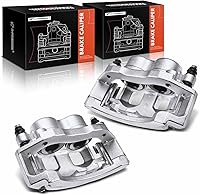 A-Premium Front Disc Brake Caliper Assembly with Bracket for Dodge Ram 1500 2000-2001 - Driver Passenger Side 2PC Set