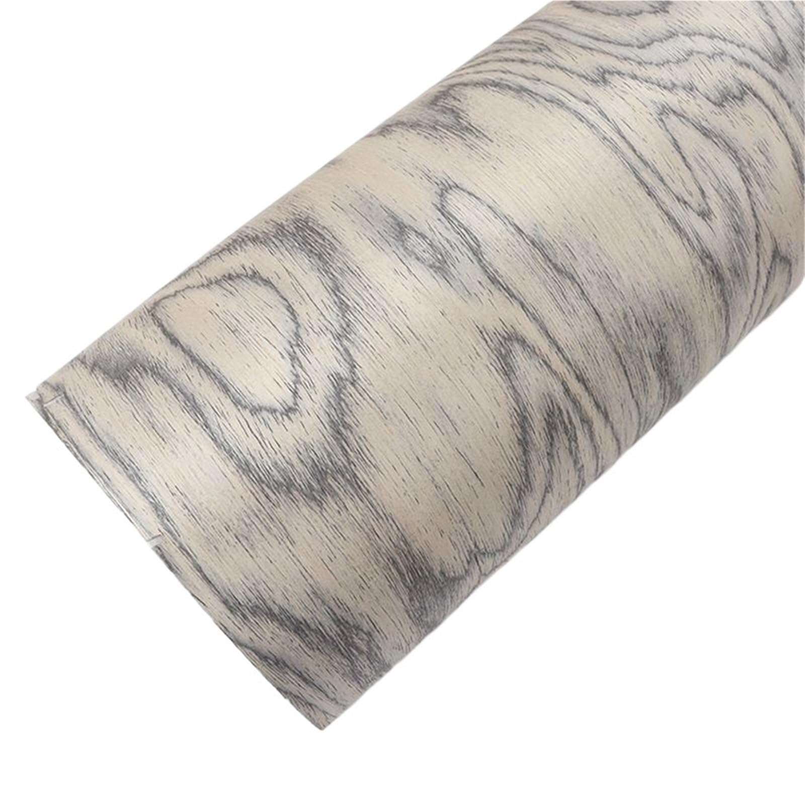 Wood Veneer Edging Tape 250cm×55cm Engineered Burl Wood Veneer Sheet, Exotic Wooden for Woodworking Furniture Decoration(Grey,0.25mm-250cm-55cm)
