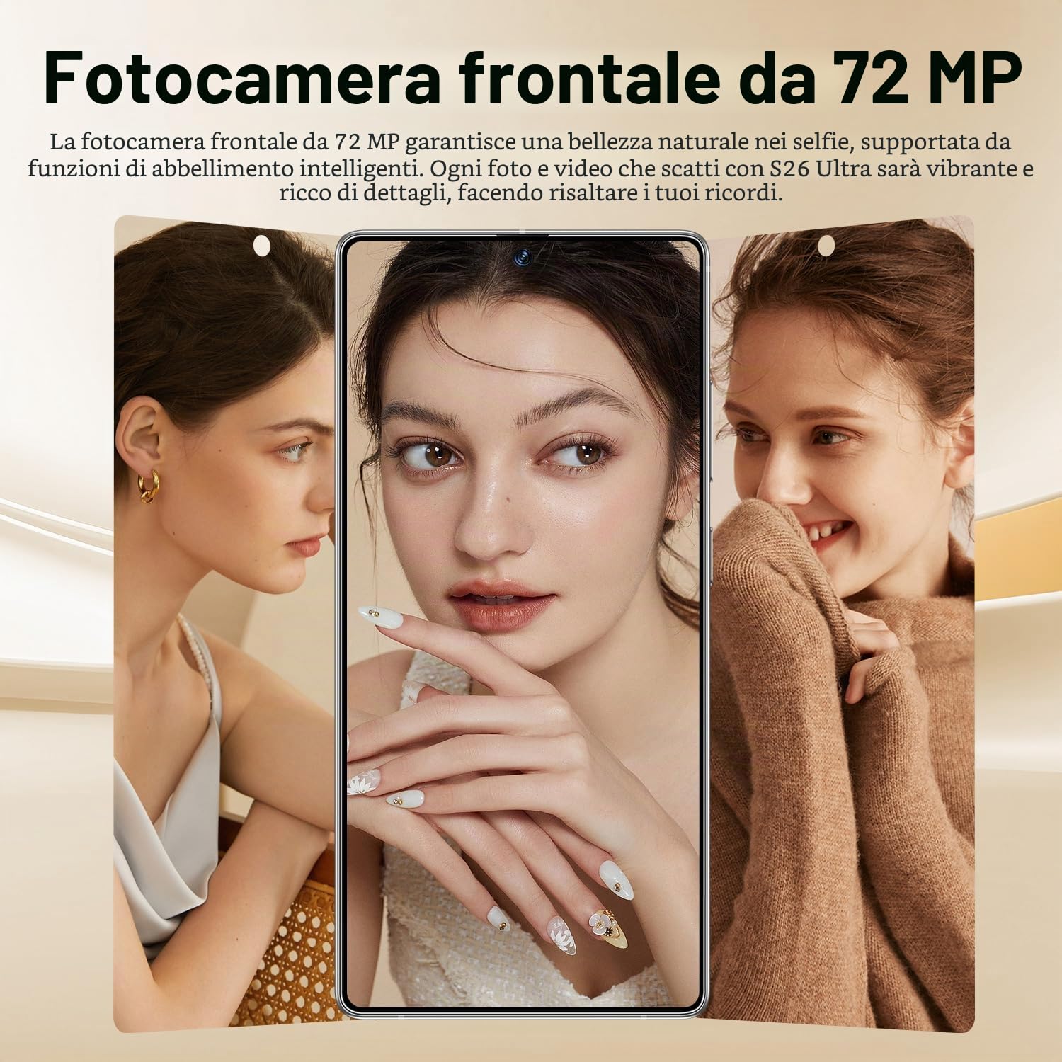 Smartphone S26 Ultra sbloccato 5G con penna integrata, 16GB RAM, 1TB ROM, telefono cellulare Incell HD da 7,3 pollici con schermo intero, batteria a lunga durata da 8000mAh doppia SIM,Purple-1TB