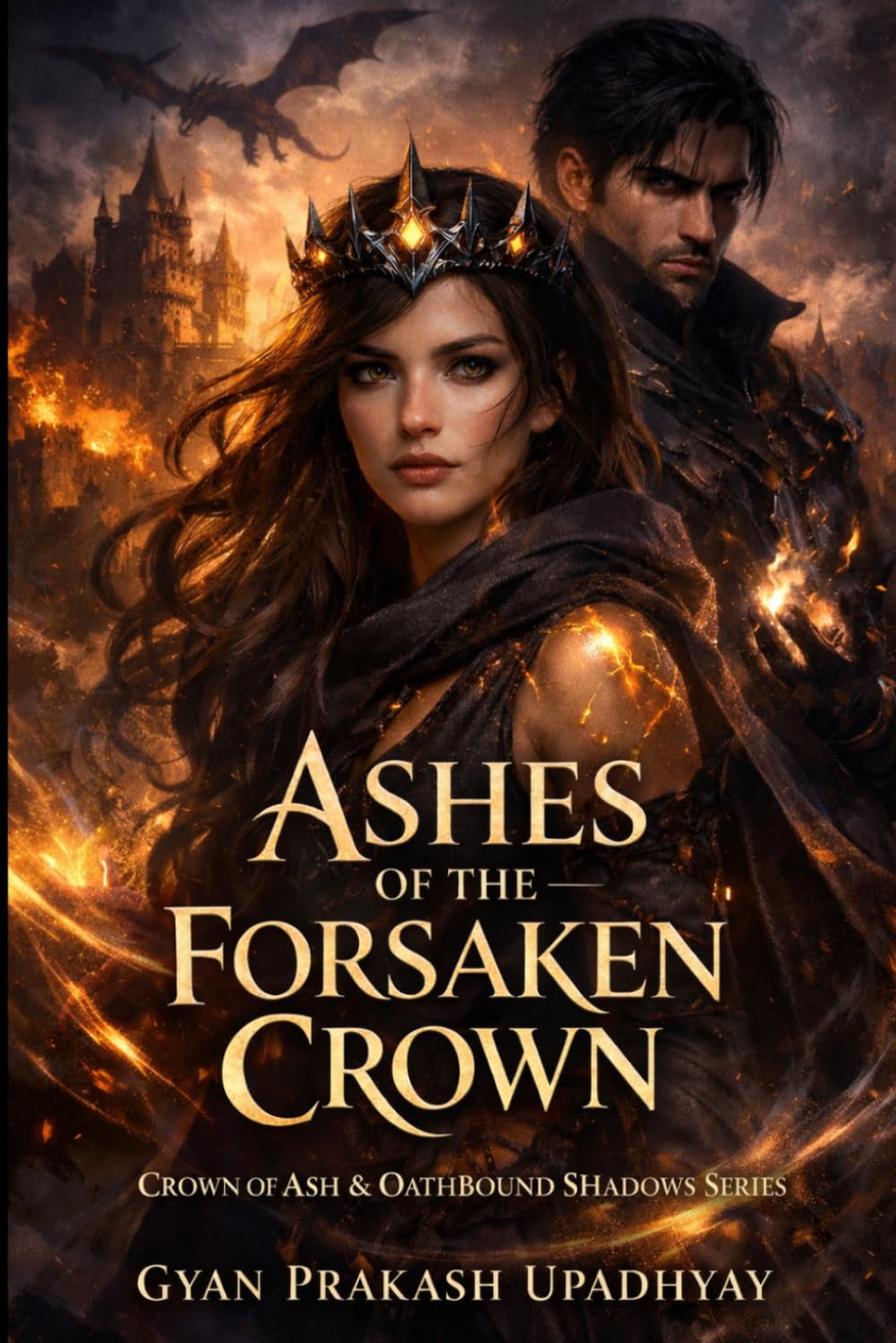 Ashes of the Forsaken Crown: A Dark Enemies-to-Lovers Romantasy: 1 (Crown of Ash & Oathbound Shadows Series)