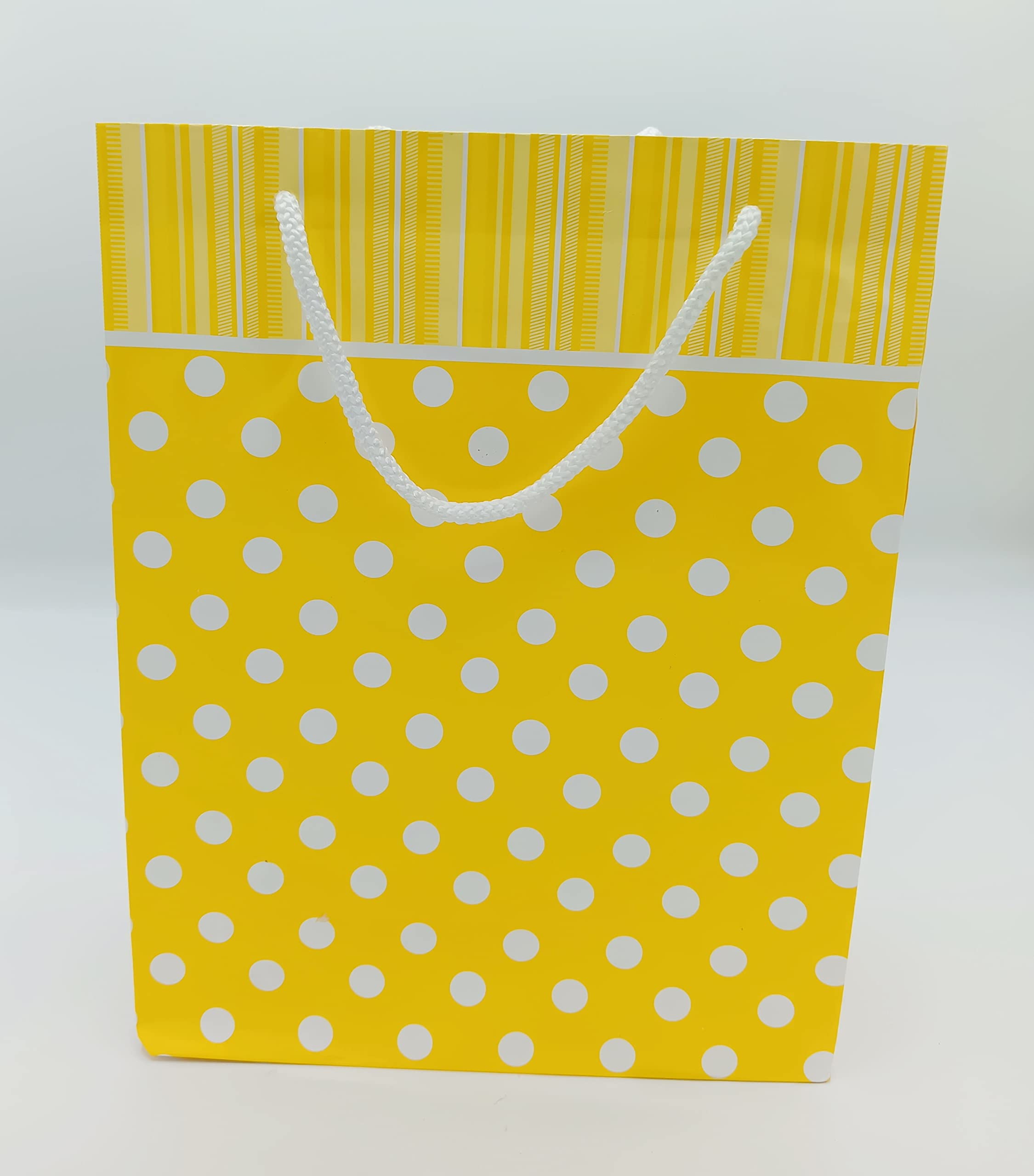 See full amazon price history chart for GOLD LEAF Polka Dot Paper Bags,Gift Carry Paper Bags,Return Gift Carry Paper Bags,Yellow Color Paper Bags(Pack Of 10Pcs) GOLD LEAF Polka Dot Paper Bags,Gift Carry Paper Bags,Return Gift Carry Paper Bags,Yellow Color Paper Bags(Pack Of 10Pcs) (B0B8JD95QC) Amazon Price History, Amazon Price Tracker