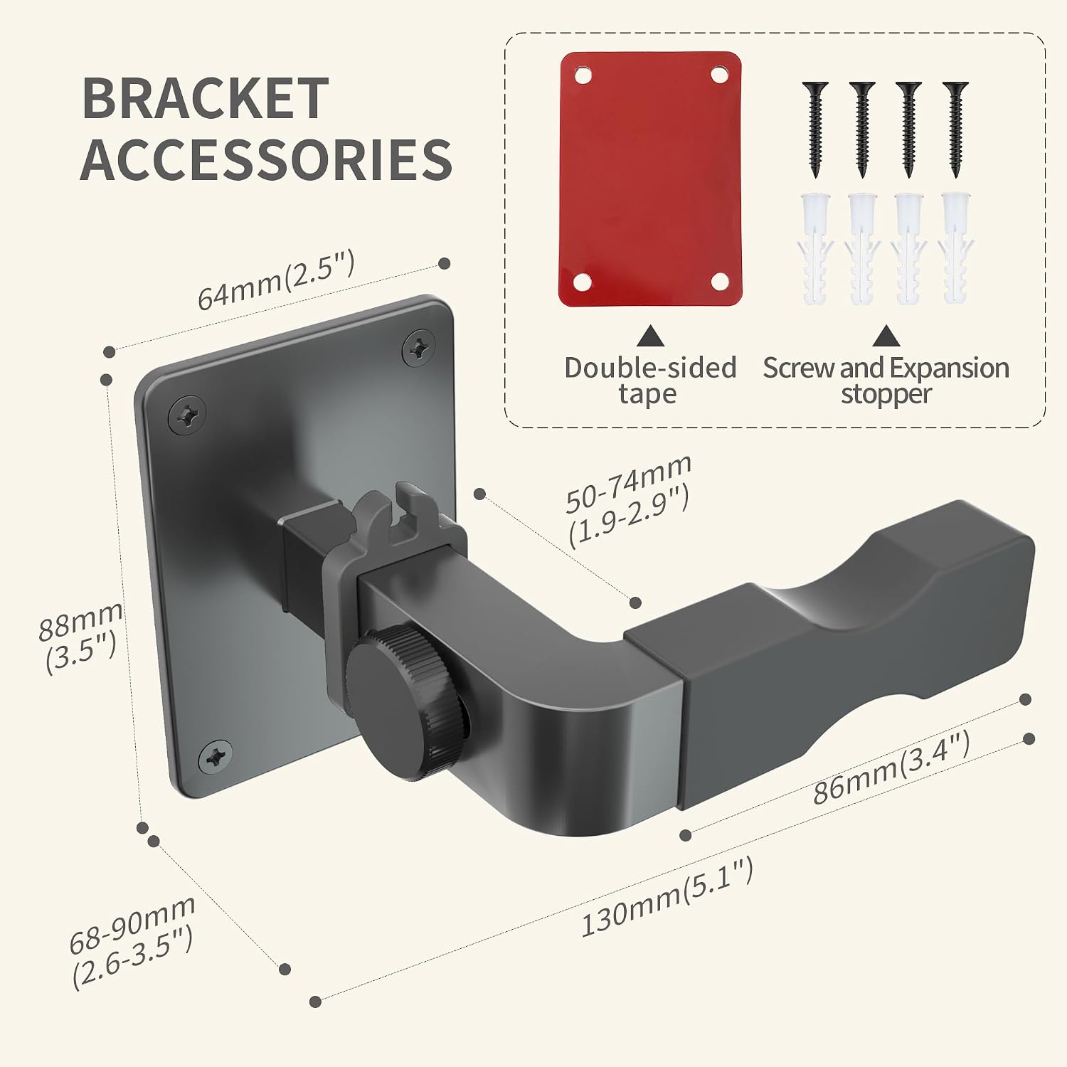 Shark Vacuum Wall Mount for Shark Vacuum Dy-Son Wall Mount Compatible for Shark IX141 IZ562H IZ682H IZ361H IZ462H IZ163H IZ363HT IZ483H DY-Son V6 V7 V8 V10 V11 V12 V15 (Grey+Clip)