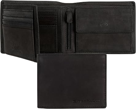 Tom Tailor Men’s Ron Wallet - Black -