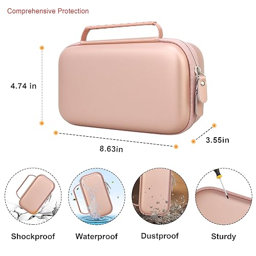 Miniatura 3 de Elonbo Estuche de transporte para inhalador portátil de mano nebulizador para adultos y niños, estuche de viaje para inhalador de asma, soporte de