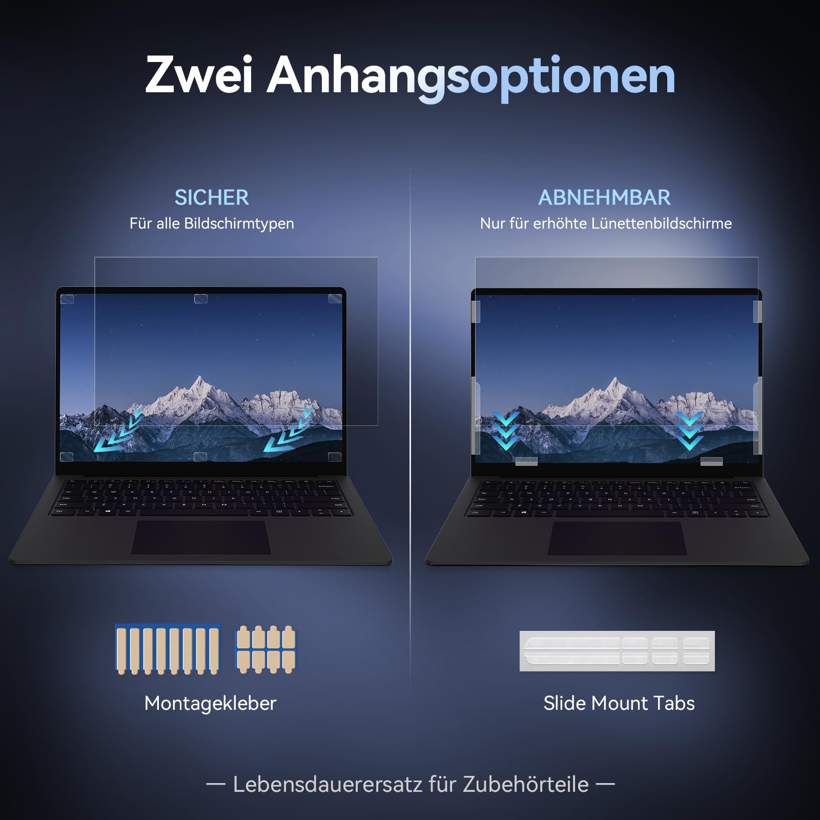 Laptopinkijkbescherming, 15,6 inch beeldverhouding 16:9, anti-blauw licht, verblindingsbescherming, displaybescherming, afneembare privacyfolie, privacyfilter, compatibel met