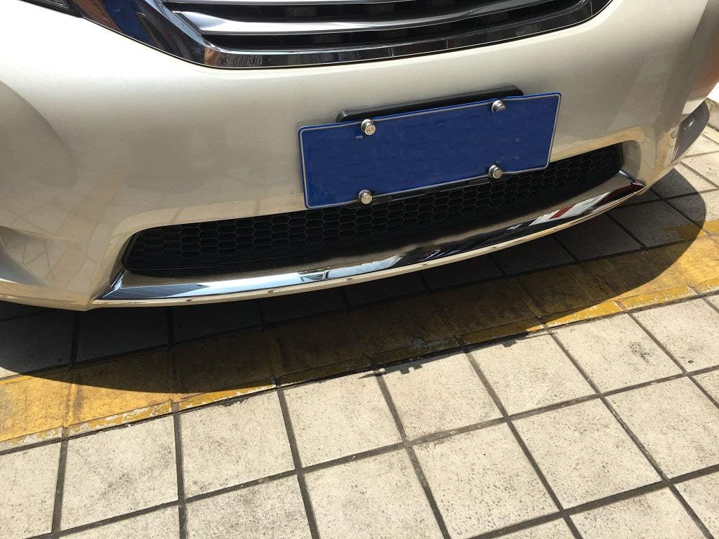 KAITIAN 1pcs ABS Chrome Car Front Bumper Lip Cover Trim Molding Trim Molding Strip Decorative Emblems for Toyota Sienna 2011 2012 2013 2014 2015 2016 2017 (Not fit for Sport Modal