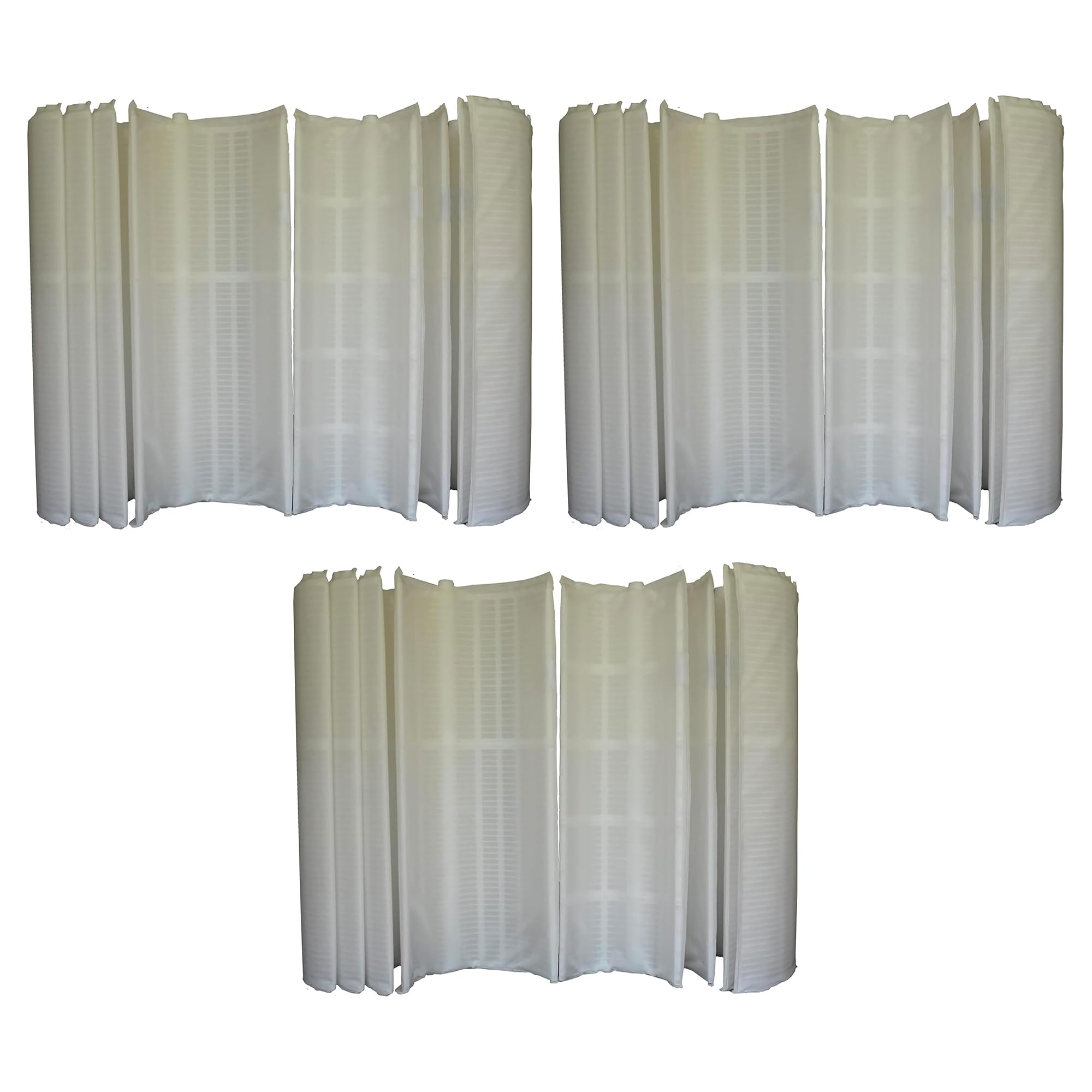 Hurricane Filters 3 Pack HF-DE60-SET - 60 Square Feet DE Grid Filter Replacement for PFS3060, FG-2005, FC-9550, Hayward DEX6000 DA/DS - Best Value USA DE Grid Pool Filters