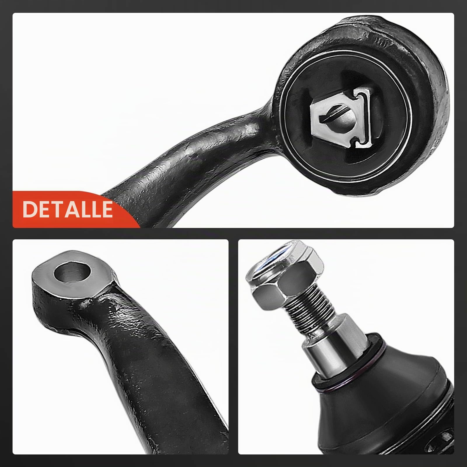 Frankberg Juego de 10 brazos de control del eje delantero 32211096327 | Compatible con: X5 E53