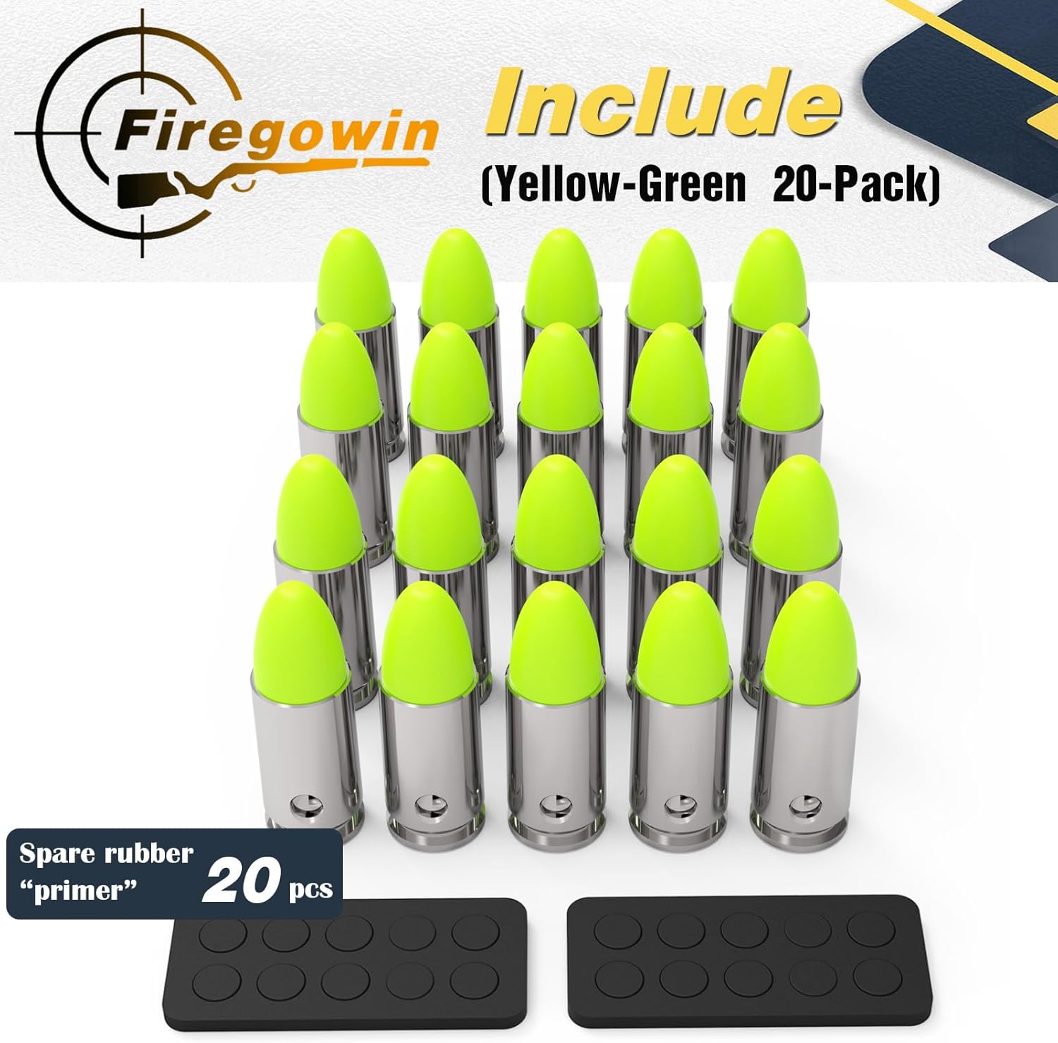 Pro Snap Caps Training Pack - Reusable 9mm & 12GA Dummy Rounds for Safe Dry Fire Practice, Durable with Bright Colors