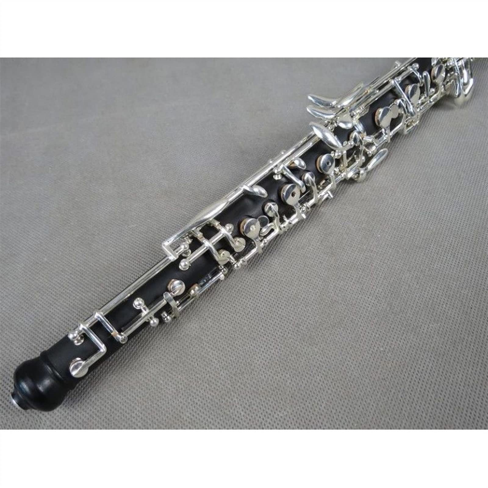 Oboe C Tono Bachelite Chiave Semiautomatica Placcata Argento Strumento Musicale Professionale per Adulti Oboe per Principianti