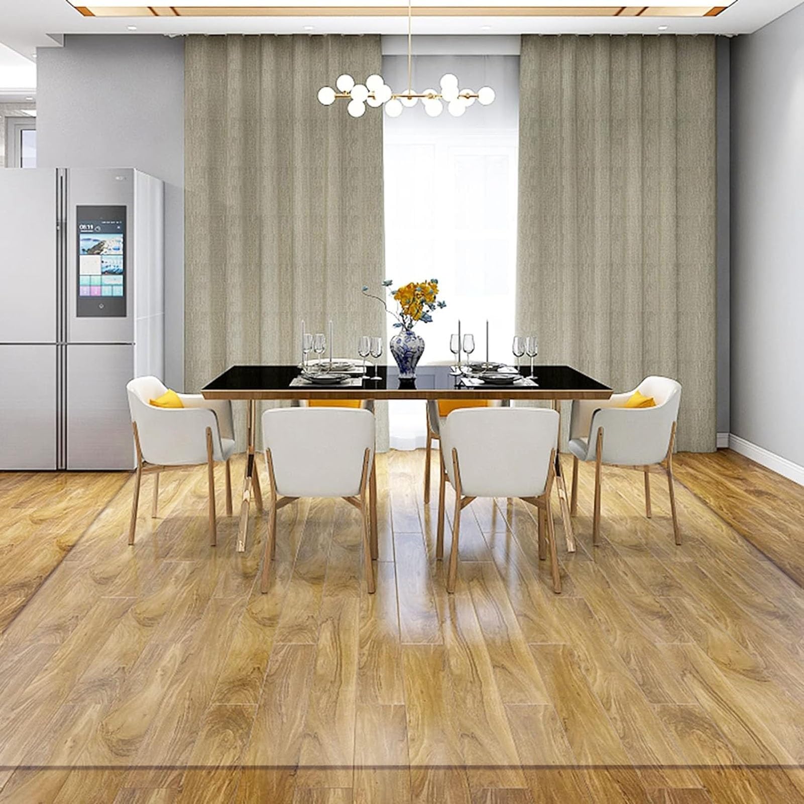 Maty ochronne, Dywaniki Runner Przezroczysty winylowy plastikowy ochraniacz(0.9mx4m/2.9x13ft)