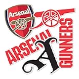 Desert Cactus Arsenal FC Sticker Gunners Decal Vinyl English Football Soccer Premier League Laptop Water Bottle Car Scrapbook (Type 2-1)
