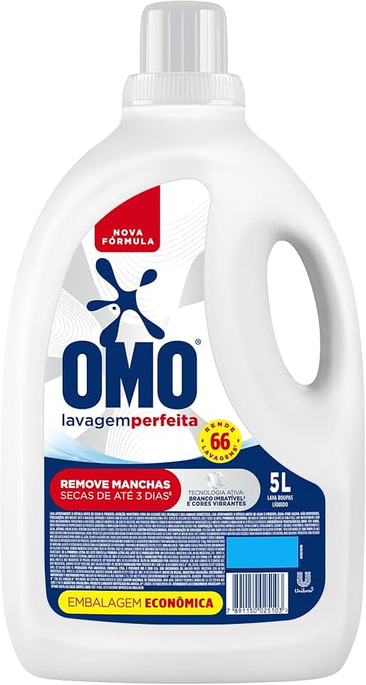 OMO Lavagem Perfeita - Sabão Líquido 5L