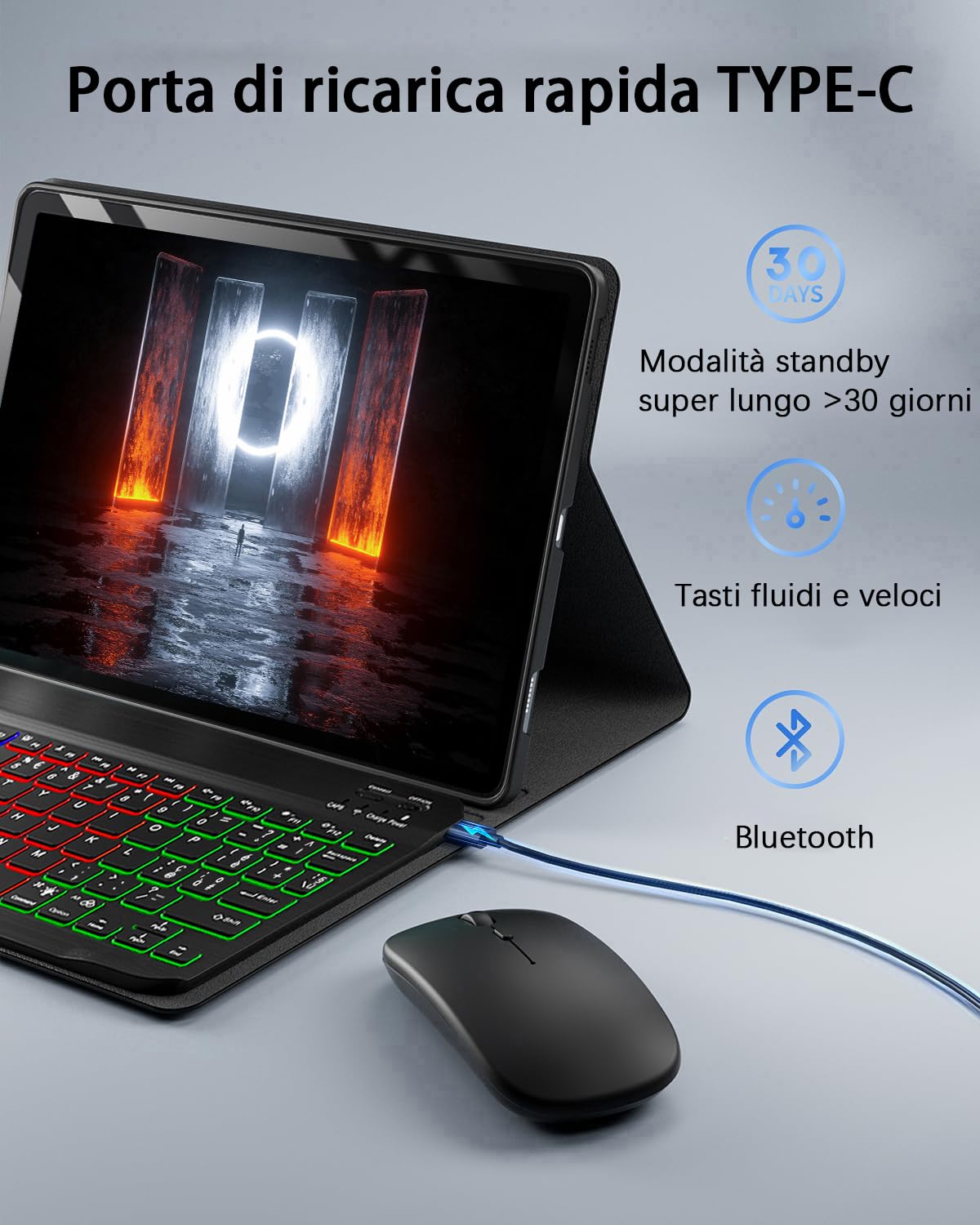 Custodia Per Xiaomi Pad 7/7 Pro 11,2 Pollici Con Cavalletto – Verde, Sottile, Antiurto, Doppio Strato PC+TPU