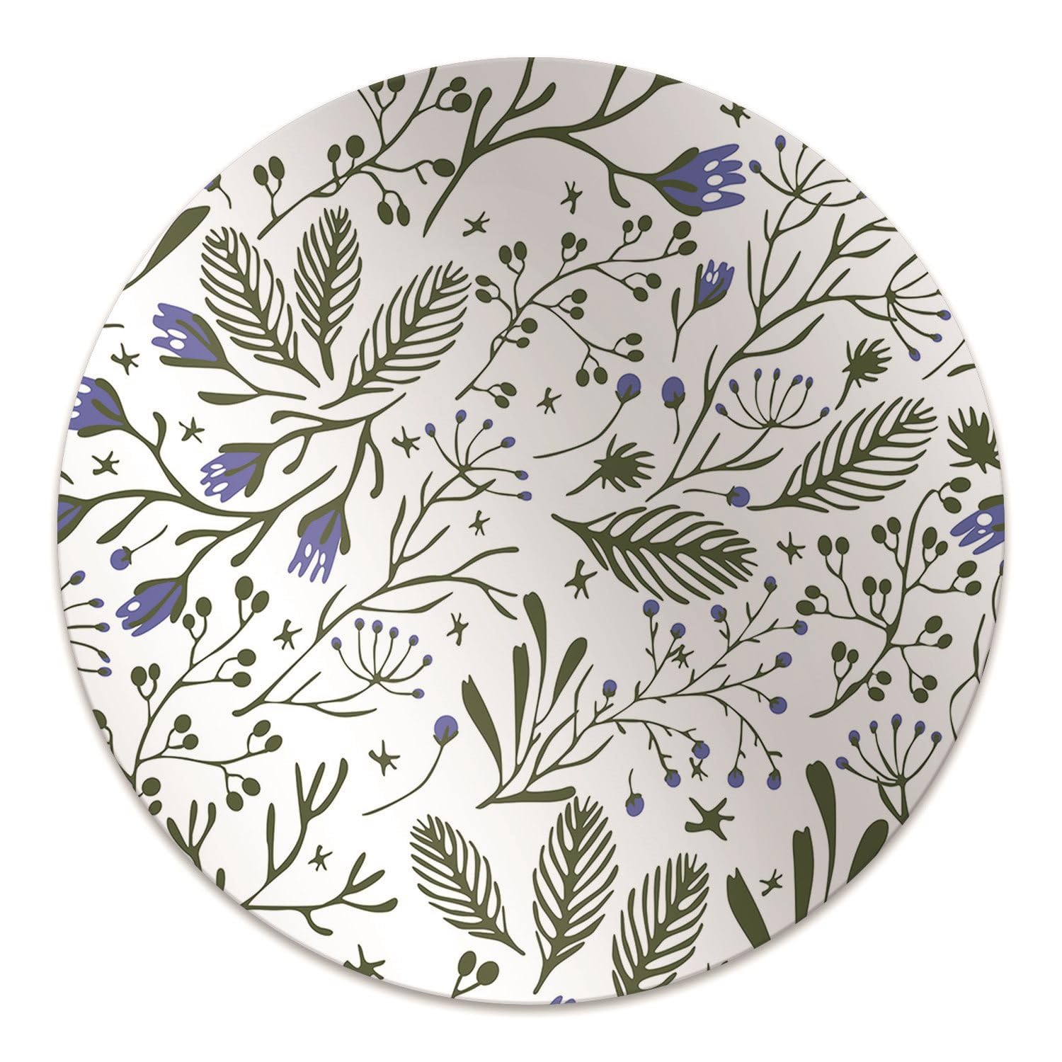 Tapis de chaise pour bureau à la maison style plantes vertes