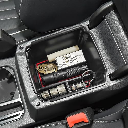 Miniatura 8 de HGWEI Organizador de consola central compatible con VW Tiguan 2018 2019 2020 2021 2022 2023 2024 y Volkswagen Taos 2022 2023, bandeja de inserción