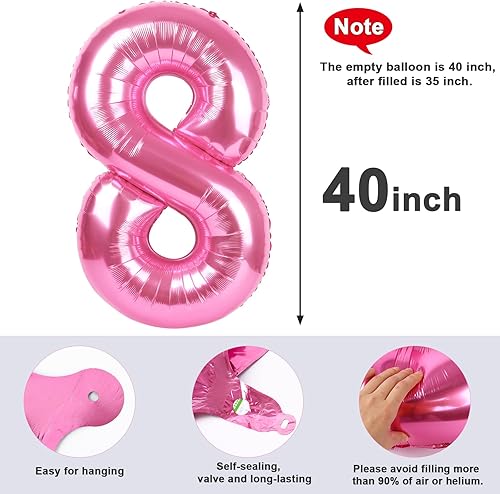 Vista 738 de Globos de números 0 de 40 pulgadas, globos negros de números para números 10, 20, 30, 40, 50, 60, 70, 80, 90, 100, globos de números 10, 20, 30, 40