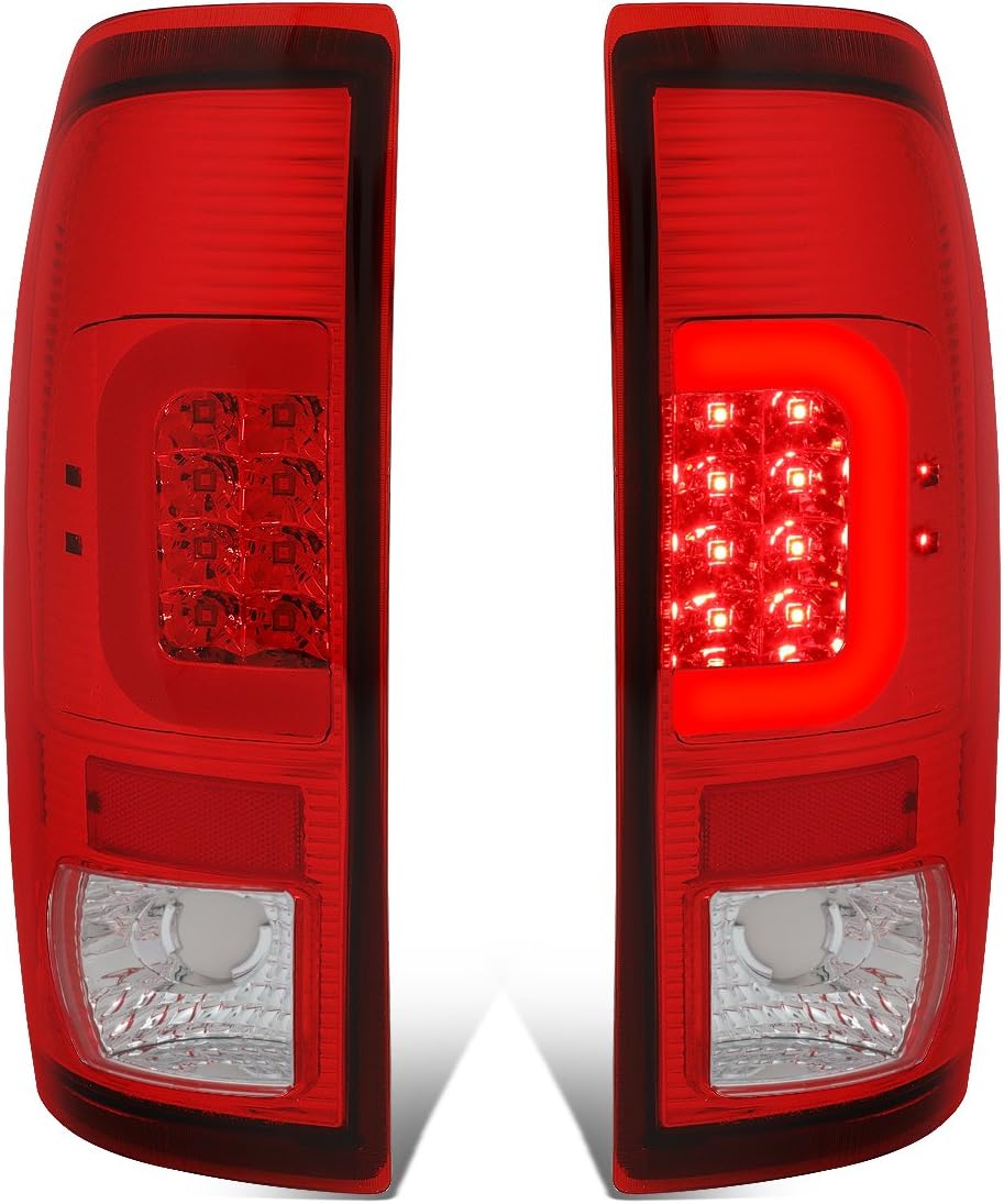 DNA MOTORING TL-F15097-LED-3D-RD-G2 LED 3D Tail Light Assembly Driver & Passenger Side [Compatible with 99-07 Ford F250 F350 F450 F550 / 97-03 F150 ]