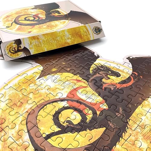 Miniatura 8 de Paper House Productions Harry Potter - Juego de cuatro mini rompecabezas de 120 piezas en caja de almacenamiento, bestias mágicas