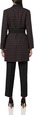 Le Suit Women's Belted Trench Coat & Pant, 2pc Set