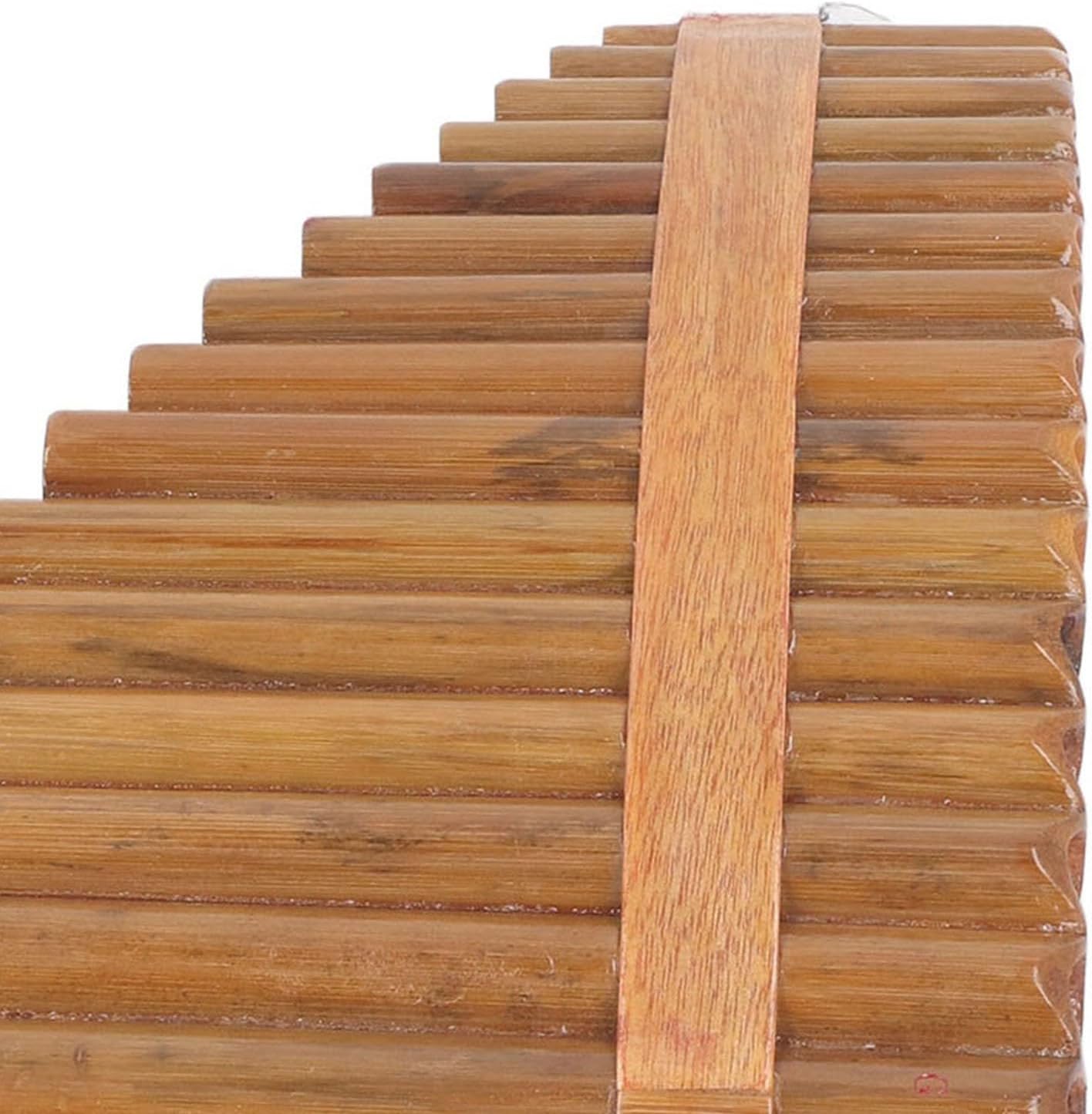 Professional Wooden Panpipe Pan Flute 15 Pipes G Key Woodwind Musical Instrument Pan Pipe Flute (Left Hand)