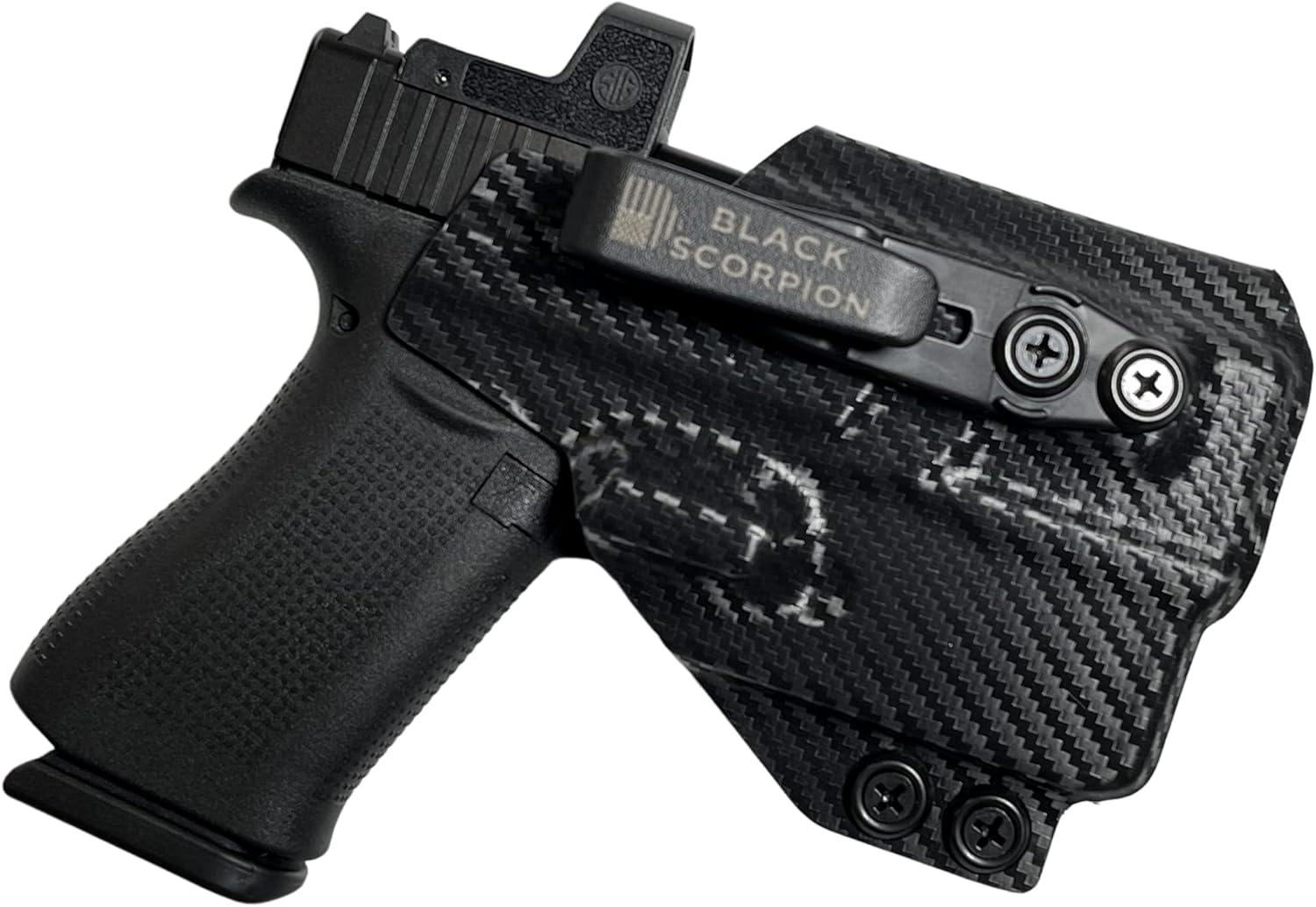 Inside The Waistband Belt Wing Tuckable Holster fits G43X MOS w Streamlight TLR-6