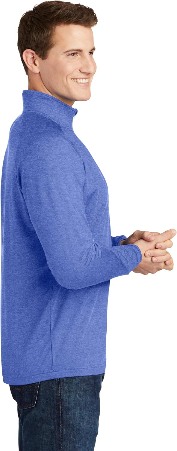 SPORT-TEK Unisex Sport-Wick Stretch Quarter Zip Pullover - Image 2