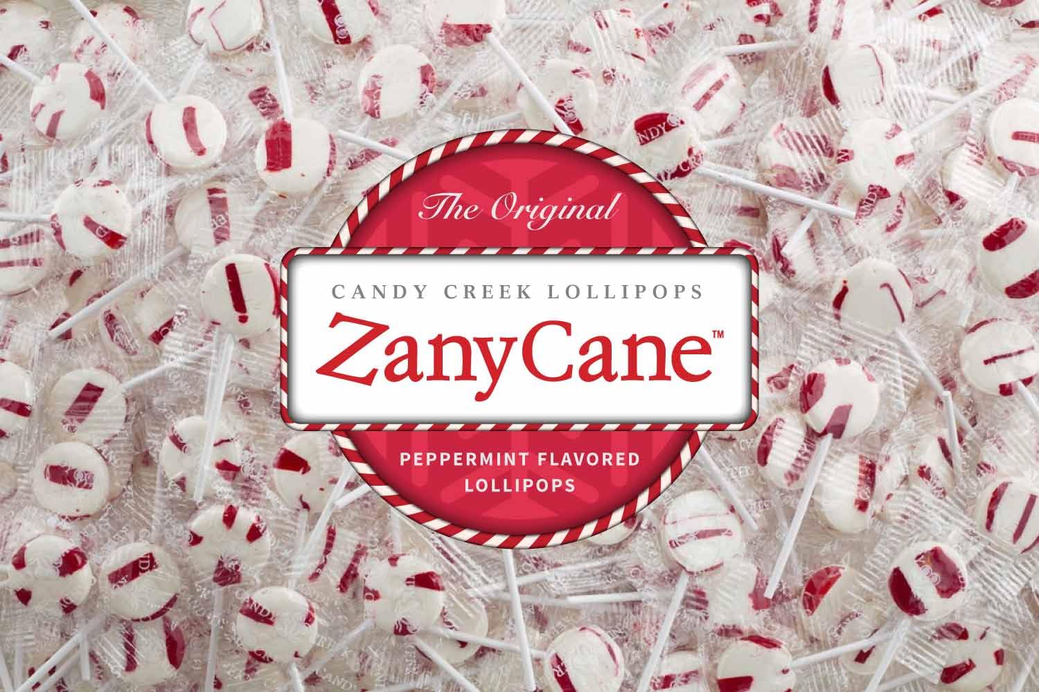 Amazon.com : Peppermint Lollipops by Candy Creek, Zany Canes, 880